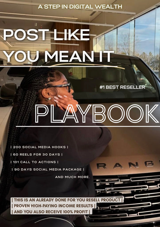 Post Like You Mean It Playbook